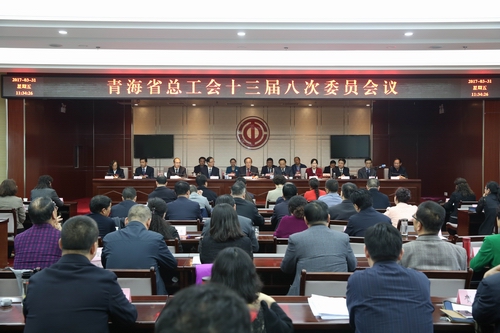 省总工会召开十三届八次委员会议